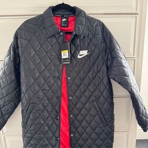 Nike Sportswear NSW Black Quilted Jacket